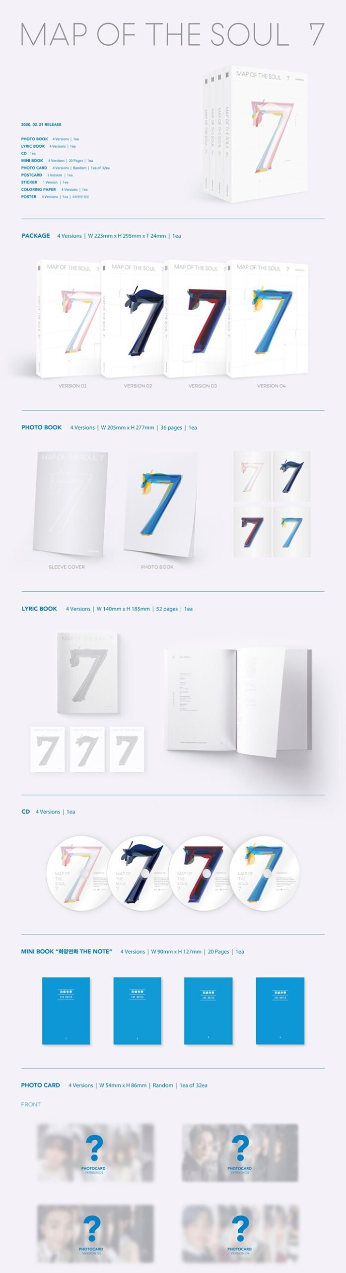 BTS - Map Of The Soul : 7 (Random version) - Image 2