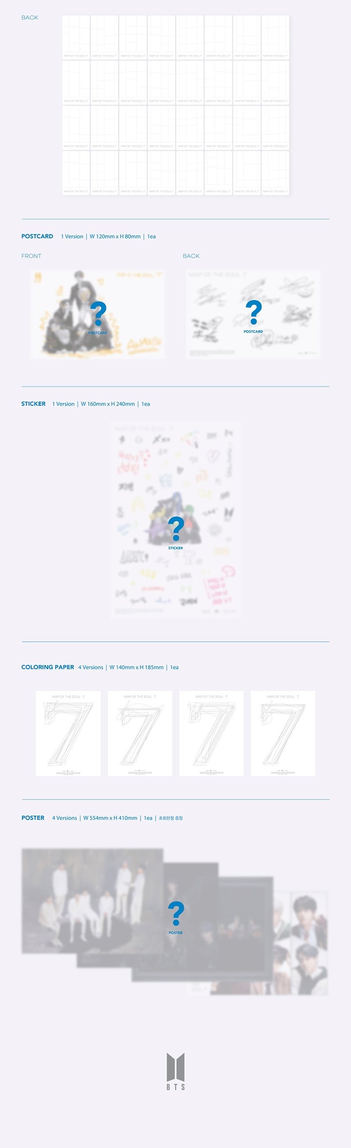 BTS - Map Of The Soul : 7 (Random version) - Image 3